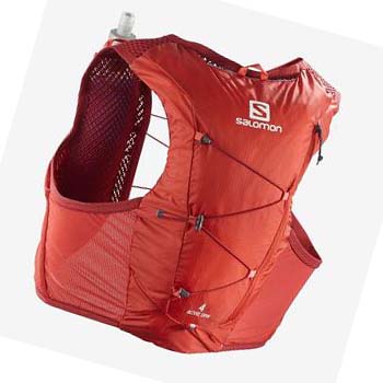 Salomon ACTIVE SKIN 4 Running Packs Panske Červené | SK 2515JPQ